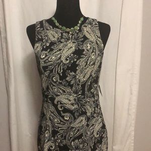 Elegant black and white dress